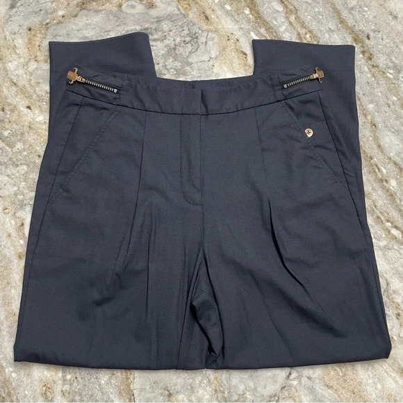 Kit and Ace Straight Leg Trouser High Rise Adjustable Zip Waistband 6 - Picture 3 of 14